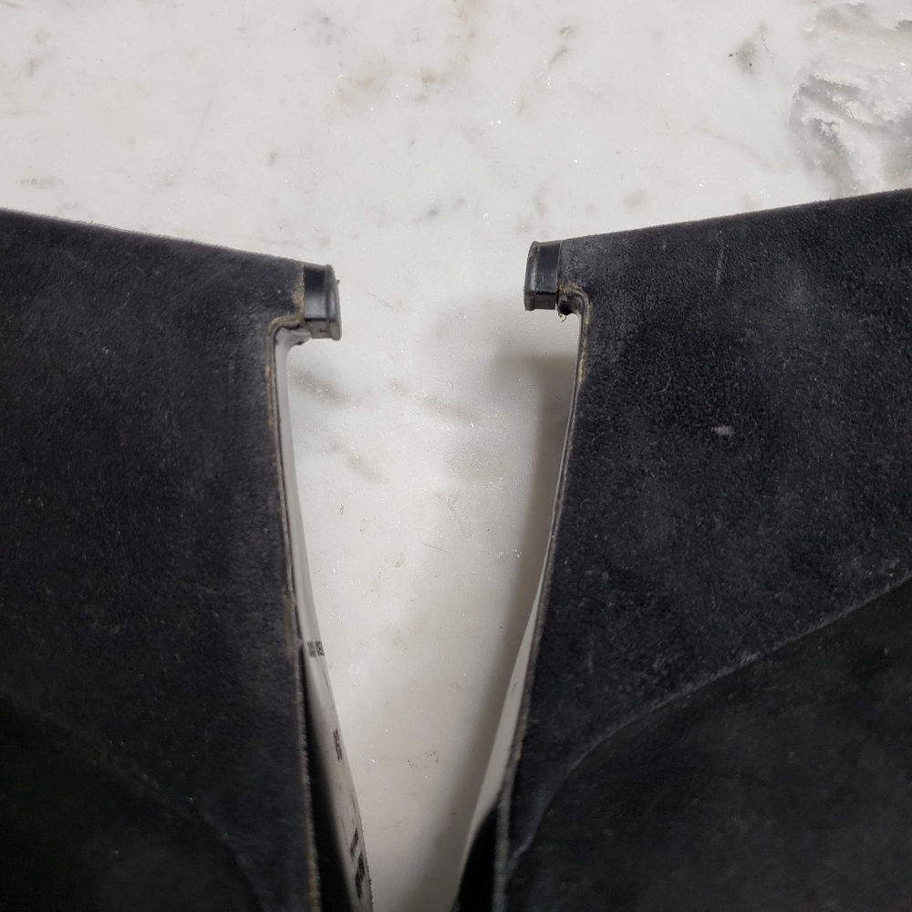 Miu Miu Black Suede Wedges - Picture 7 of 8